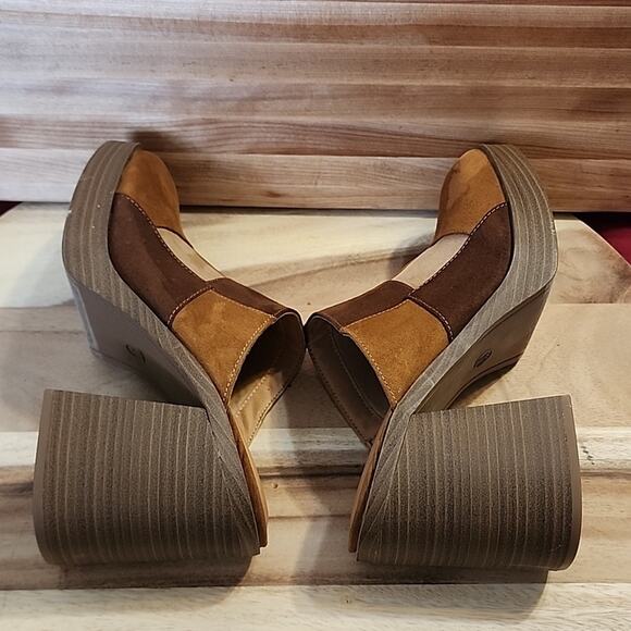 UNIVERSAL THREAD TESS FAUX LEATHER PLATFORM MULE CHUNKY HEELS SIZE 11 NWOB - Picture 12 of 16